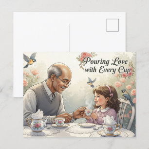 Bonne carte postale du jour des grands-parents