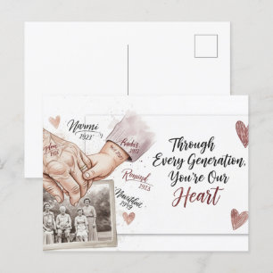 Bonne carte postale du jour des grands-parents