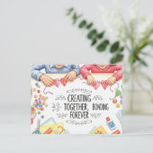 Bonne carte postale du jour des grands-parents (Debout devant)