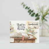 Bonne carte postale du jour des grands-parents (Debout devant)