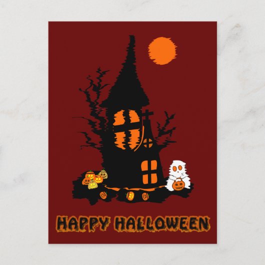 Bonne carte postale Halloween (Devant)