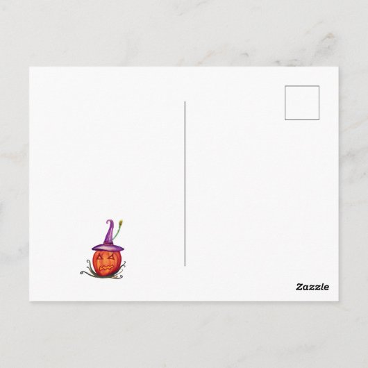 Bonne carte postale Halloween (Dos)