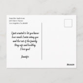 Bonne carte postale Halloween (Dos)