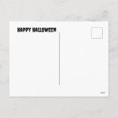 Bonne carte postale Halloween (Dos)