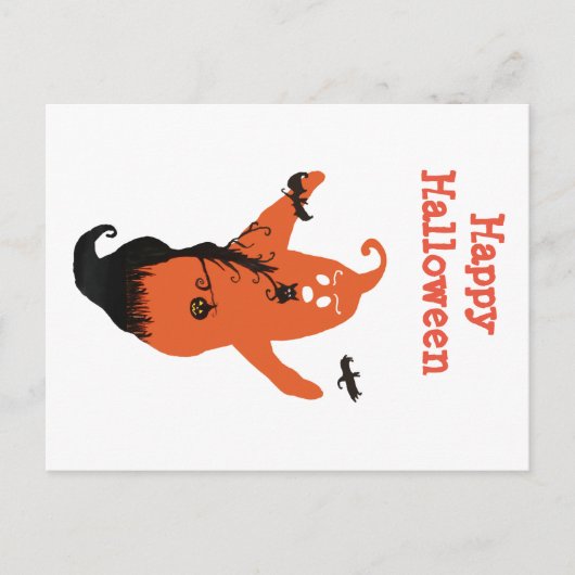 Bonne carte postale Halloween (Devant)