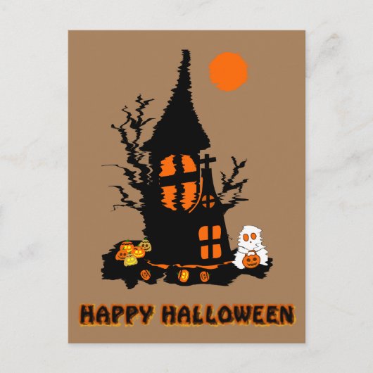 Bonne carte postale Halloween (Devant)