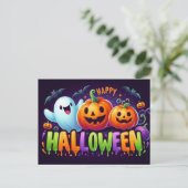 Bonne carte postale Halloween (Debout devant)