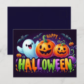 Bonne carte postale Halloween (Devant / Derrière)