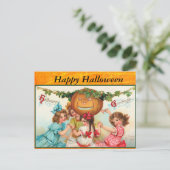 Bonne carte postale Halloween Vintage (Debout devant)