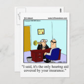 Bonne carte postale Humour (Devant / Derrière)