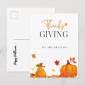 Bonne carte postale Invitation Halloween (Devant / Derrière)