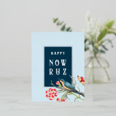 Bonne carte postale Nowruz Blue Songbird (Debout devant)