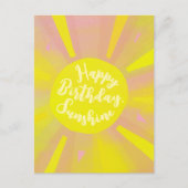 Bonne carte postale peinte à la main Anniversaire (Devant)