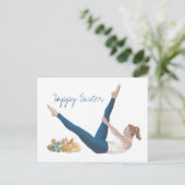 Bonne carte postale Pilates Pâques (Debout devant)