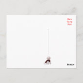 Bonne carte postale pour chien maltais chiot d'ann (Dos)