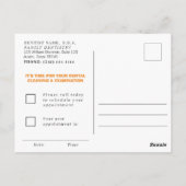 Bonne carte postale Rendez-vous Dentiste Halloween (Dos)