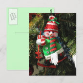 Bonne carte postale Snowman (Devant / Derrière)