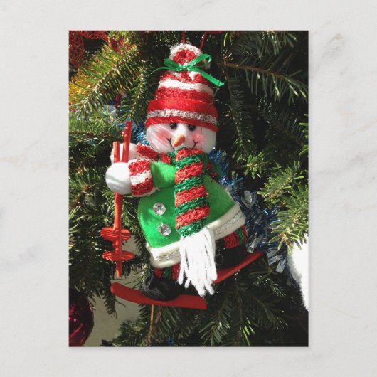 Bonne carte postale Snowman (Devant)