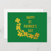 Bonne carte postale St. Patrick's Day  (Devant / Derrière)