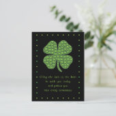 Bonne carte postale St. Patrick's Day (Debout devant)