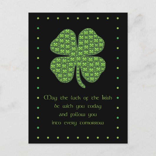 Bonne carte postale St. Patrick's Day (Devant)