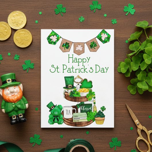 Bonne carte postale St. Patrick's Day