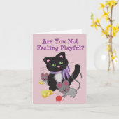 Bonne Carte Pour Petite Fille (Fleur jaune)