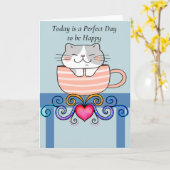 Bonne carte pour quelqu'un à la maison de soins in (Fleur jaune)