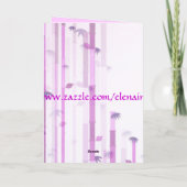 Bonne carte rose d'anniversaire (Dos)