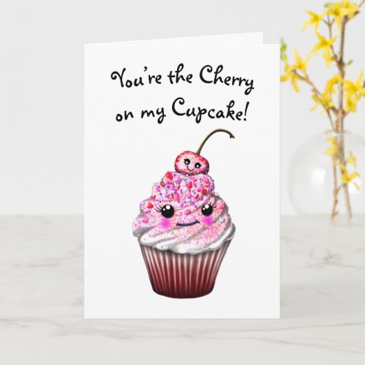 Bonne carte Saint-Valentin (Fleur jaune)