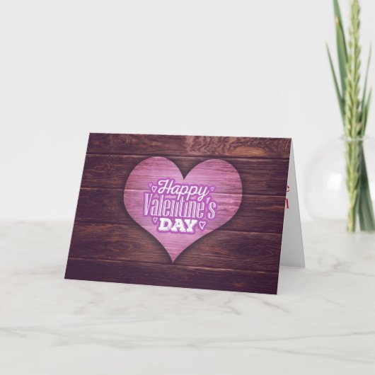 Bonne carte Saint Valentin (Devant)