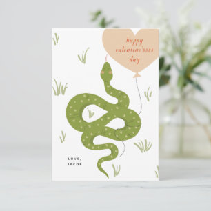 Bonne carte Saint Valentin blanche