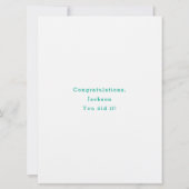 Bonne carte Sober-versary (Dos)