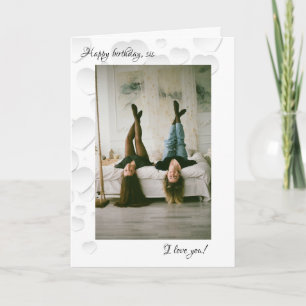 Bonne carte soeur d'anniversaire