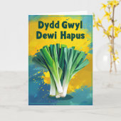 Bonne carte St David's Day (Fleur jaune)