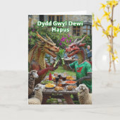 Bonne carte St David's Day (Fleur jaune)