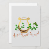 Bonne carte St. Patricks Day (Devant / Derrière)