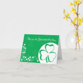 Bonne carte St. Patrick's Day Card (Fleur jaune)