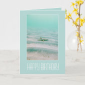 BONNE CARTE "STARFISH" ANNIVERSAIRE (Fleur jaune)