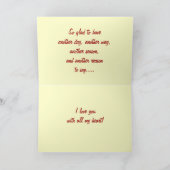 BONNE carte VALENTINE DAY (Intérieur)