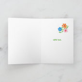 Bonne chance avec les tests carte - Flower Power (Intérieur)