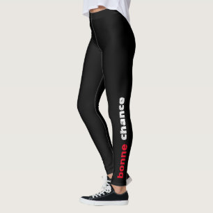 Bonne Chance France Citations Leggings