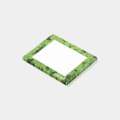 Bonne chance trèfle shamrock nature post-it notes (Incliné)
