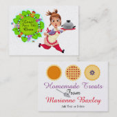 Bonne Chef-Caterer-Maman-De Votre Carte Cuisine (Devant / Derrière)