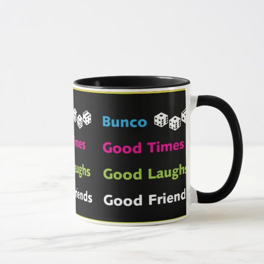 bonne conception de tasse d'amis de bunco (Droite)