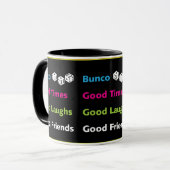 bonne conception de tasse d'amis de bunco (Devant gauche)