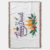 Bonne couverture Diwali Throw (devant Vertical)