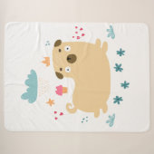 Bonne couverture Sherpa Puggy (Devant (Horizontal))