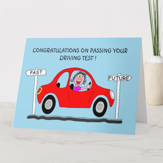 Bonne dame vient de passer la carte d'examen de co (Devant)