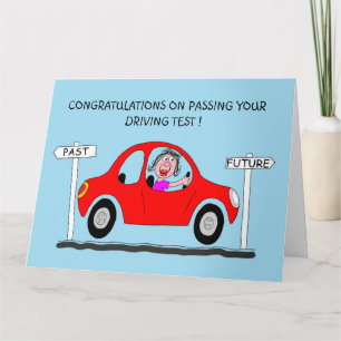 Bonne dame vient de passer la carte d'examen de co